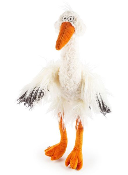 Produktbild: Sigikid 43401 - Kuscheltier Storch Happy Betty, Kikeriki, 52 cm