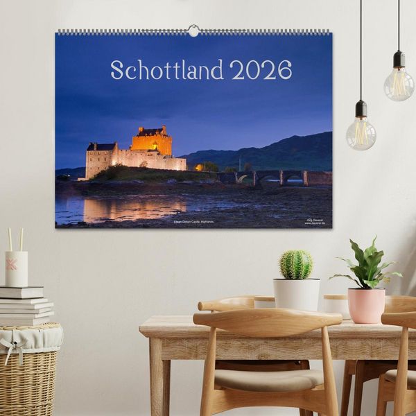 Produktbild: Schottland (Wandkalender 2026 DIN A2 quer), CALVENDO Monatskalender