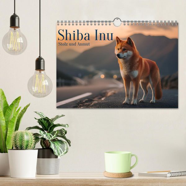 Produktbild: Shiba Inu - Stolz und Anmut (Wandkalender 2026 DIN A4 quer), CALVENDO Monatskalender