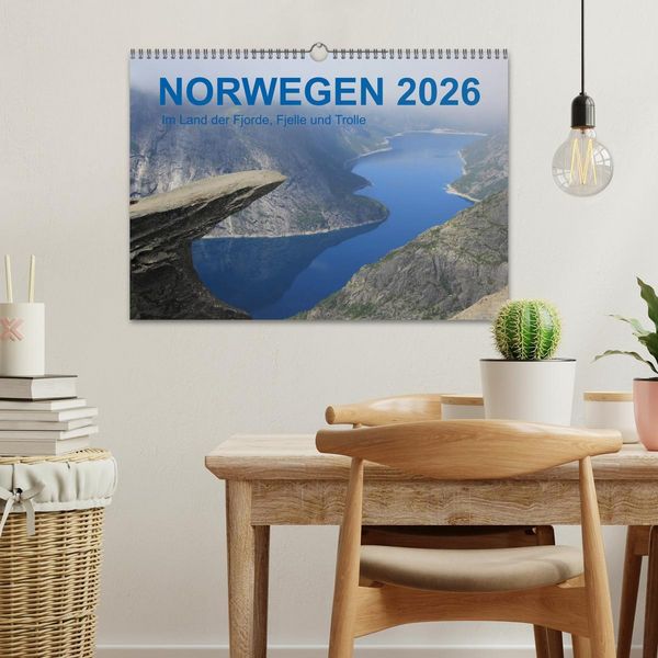 Produktbild: Norwegen 2026 - Im Land der Fjorde, Fjelle und Trolle (Wandkalender 2026 DIN A3 quer), CALVENDO Monatskalender