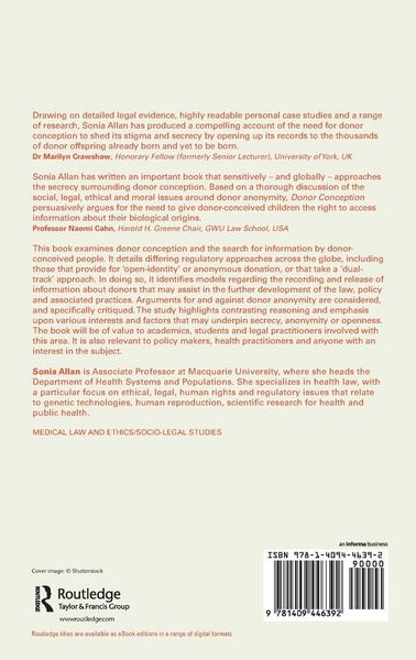 Produktbild: Donor Conception and the Search for Information