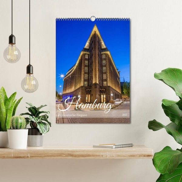Produktbild: Hamburg - Hanseatische Eleganz (Wandkalender 2027 DIN A3 hoch), CALVENDO Monatskalender