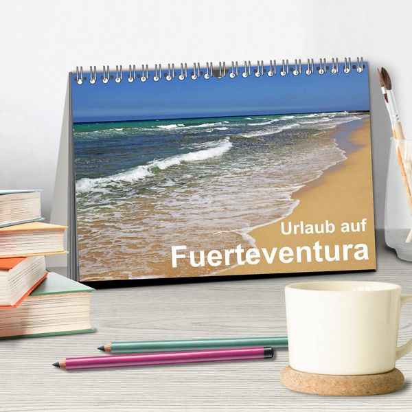 Produktbild: Urlaub auf Fuerteventura (Tischkalender 2026 DIN A5 quer), CALVENDO Monatskalender