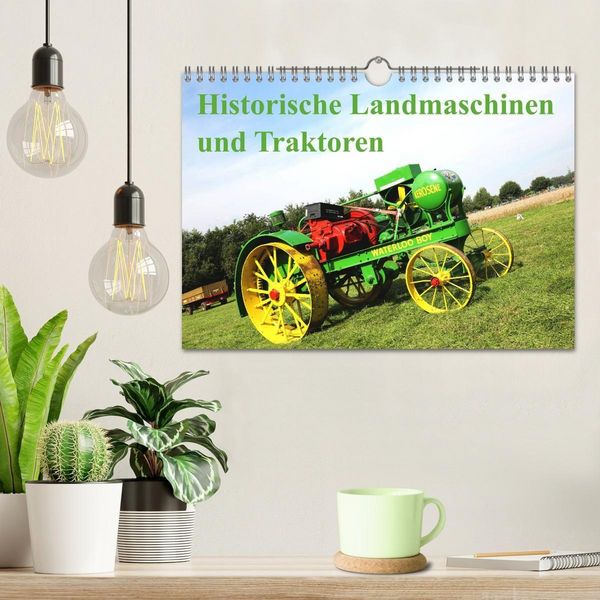 Produktbild: Historische Landmaschinen und Traktoren (Wandkalender 2027 DIN A4 quer), CALVENDO Monatskalender