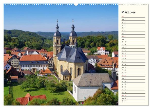 Produktbild: Bamberg und Fr&auml;nkische Schweiz (Wandkalender 2026 DIN A2 quer), CALVENDO Monatskalender