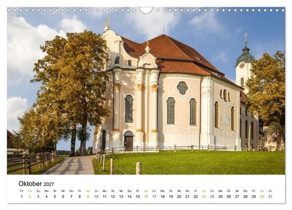 Produktbild: Unterwegs auf der Romantischen Strasse (Wandkalender 2027 DIN A3 quer), CALVENDO Monatskalender