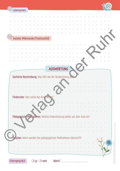 Produktbild: Der Beobachtungsblock f&uuml;r Kita-Kinder von 3&ndash;6 Jahren