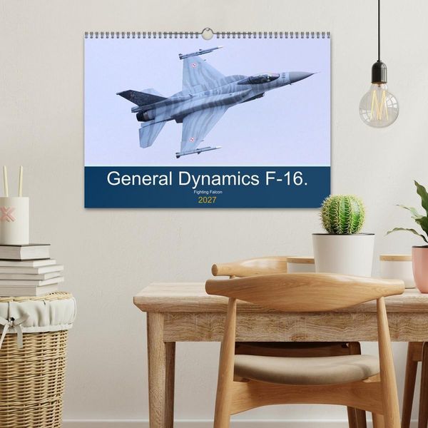 Produktbild: General Dynamics F-16 Fighting Falcon (Wall Calendar 2027 DIN A3 landscape), CALVENDO 12 Month Wall Calendar