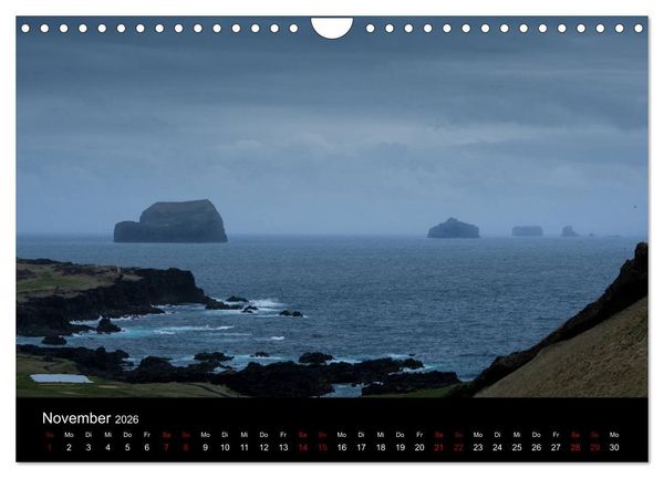 Produktbild: Island - Unber&uuml;hrte Landschaften (Wandkalender 2026 DIN A4 quer), CALVENDO Monatskalender