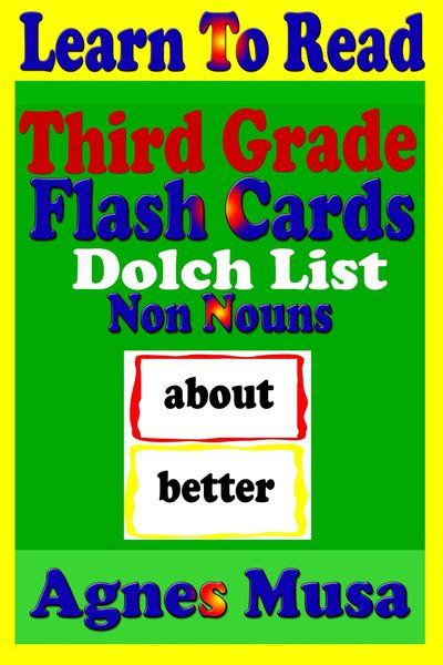 Produktbild: Third Grade Flash Cards - Dolch List Non Nouns (Learn To Read, #26)