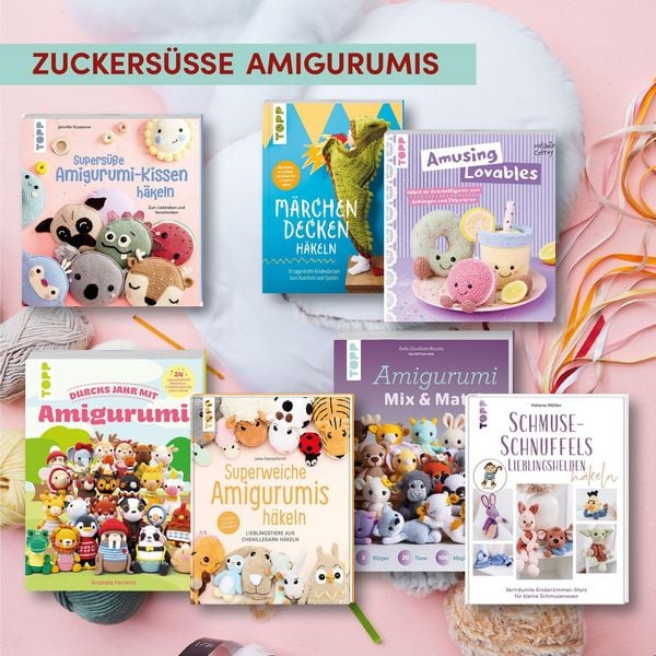 Produktbild: Supers&uuml;&szlig;e Amigurumi-Kissen h&auml;keln