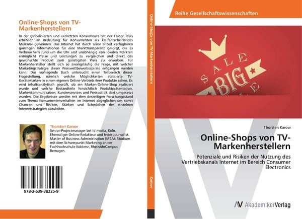 Online-Shops von TV-Markenherstellern, Taschenbuch von Thorsten Karow, AV Akademikerverlag, 9783639382259
