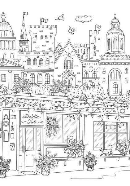 Produktbild: Colorful World Weltreise Designdose mit 12 Buntstiften