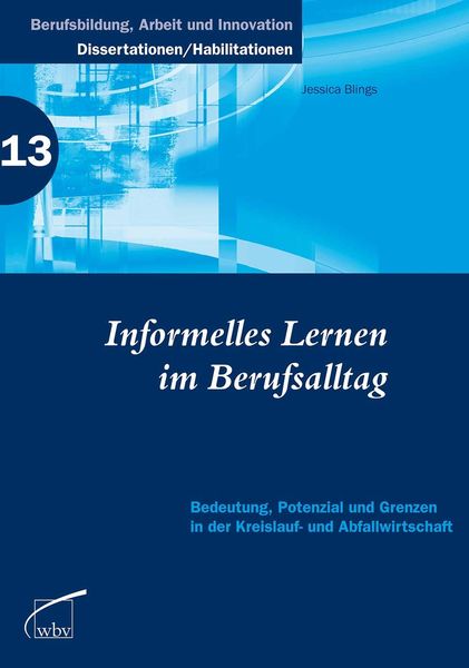 Produktbild: Informelles Lernen im Berufsalltag