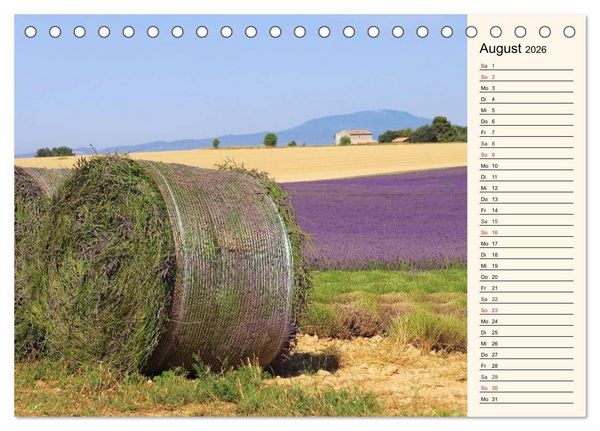 Produktbild: Lavendel (Tischkalender 2026 DIN A5 quer), CALVENDO Monatskalender