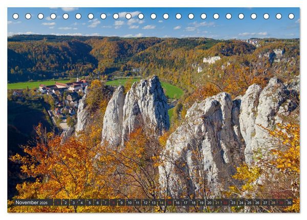 Produktbild: Gro&szlig;e Landschaft Obere Donau (Tischkalender 2026 DIN A5 quer), CALVENDO Monatskalender