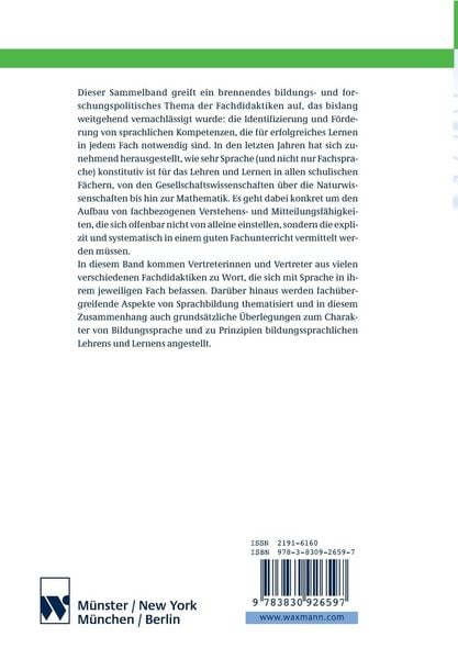 Produktbild: Sprache im Fach