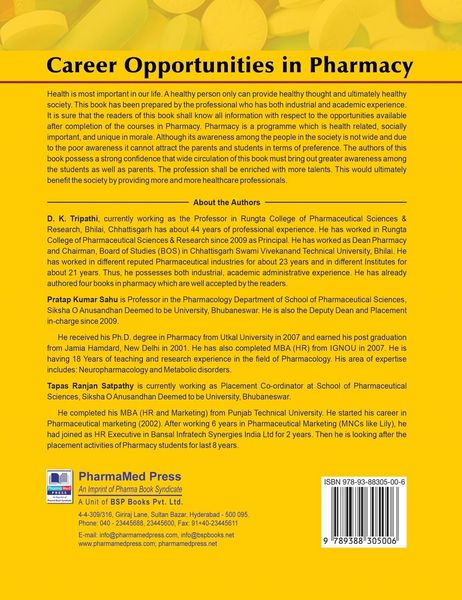 Produktbild: Career Opportunities in Pharmacy