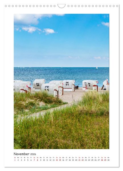 Produktbild: L&uuml;becker Bucht Seeb&auml;der an der Ostsee (Wandkalender 2026 DIN A3 hoch), CALVENDO Monatskalender