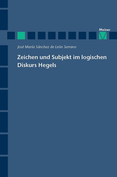 Produktbild: Zeichen und Subjekt im logischen Diskurs Hegels