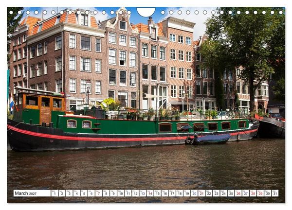 Produktbild: Discover Holland Amsterdam and the Coastal Landscapes of the Netherlands (Wall Calendar 2027 DIN A4 landscape), CALVENDO 12 Month Wall Calendar