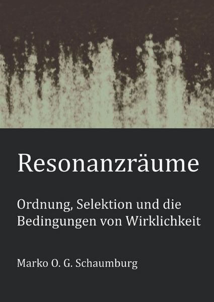 Schriften zur Ordnungstheorie komplexer Systeme / Resonanzräume, Taschenbuch von Marko O. G. Schaumburg, Epubli, 9783565143771