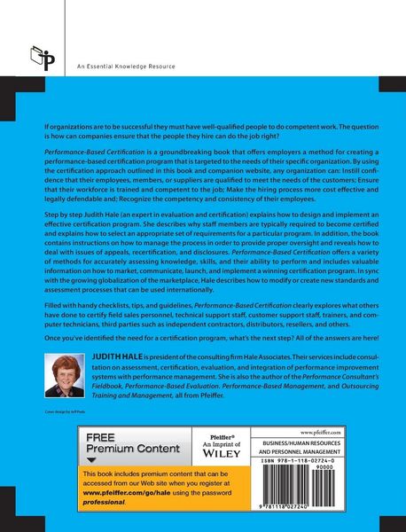 Produktbild: Performance-Based Certification