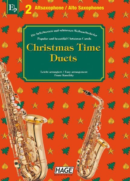 Produktbild: Christmas Time Duets f&uuml;r 2 Altsaxophone