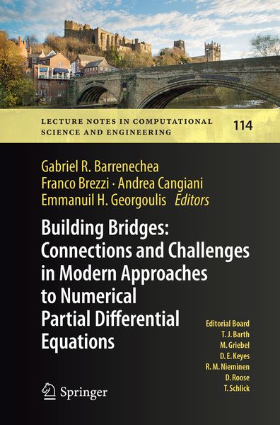 Produktbild: Building Bridges: Connections and Challenges in Modern Approaches to Numerical Partial Differential Equations