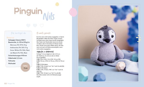 Süße Amigurumi - Das Grundlagenwerk: Alle Techniken und viele Geheimtipps -  Mit 3 extra Amigurumi-Anleitungen von @ms.eni