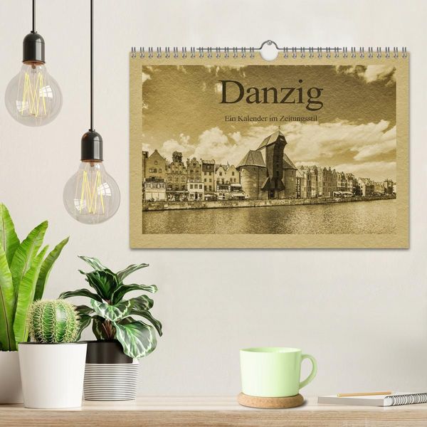 Produktbild: Danzig &ndash; Ein Kalender im Zeitungsstil (Wandkalender 2027 DIN A4 quer), CALVENDO Monatskalender