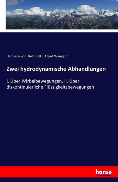 Produktbild: Zwei hydrodynamische Abhandlungen