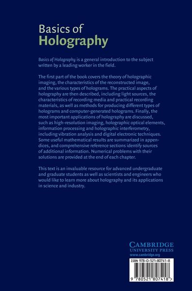 Produktbild: Basics of Holography