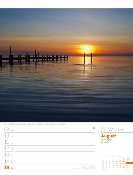 Produktbild: Am Meer Wochenplaner Kalender 2027