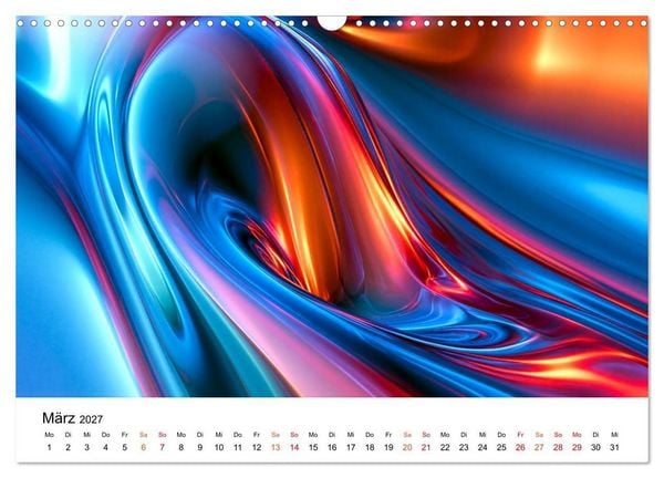 Produktbild: Spektrale Formwelten (Wandkalender 2027 DIN A3 quer), CALVENDO Monatskalender