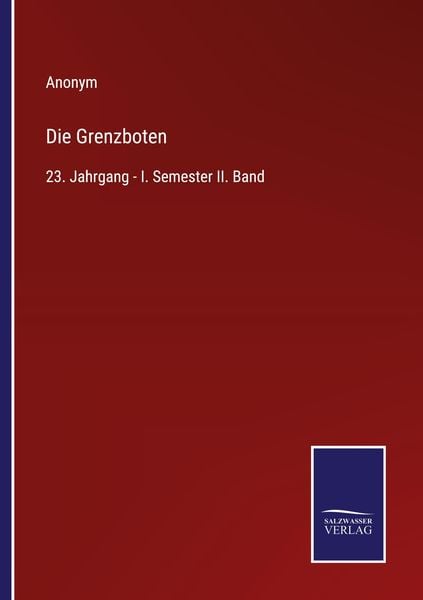 Produktbild: Die Grenzboten