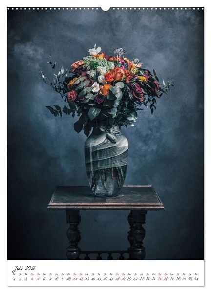 Produktbild: Blumen Bouquet (Wandkalender 2026 DIN A2 hoch), CALVENDO Monatskalender