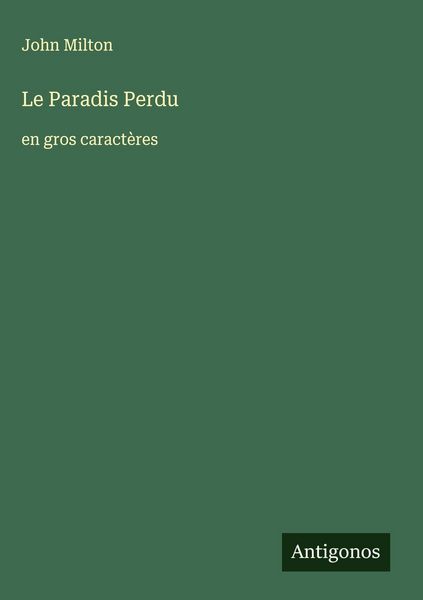 Produktbild: Le Paradis Perdu