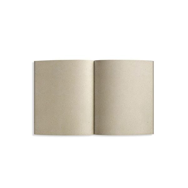 Produktbild: Notizbuch A6 blanko aus Graspapier &ndash; Dahara &ndash; Farbe: Typewriter &ndash; matabooks