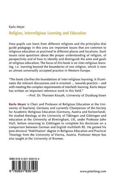 Produktbild: Religion, Interreligious Learning and Education