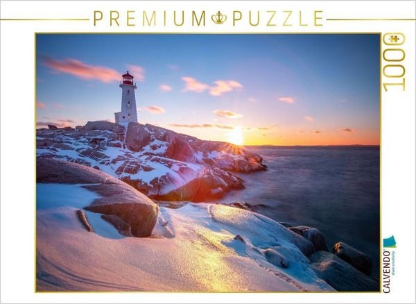 CALVENDO Puzzle Peggys Cove, Kanada | 1000 Teile Lege-Größe 64x48cm Foto-Puzzle für glückliche Stunden
