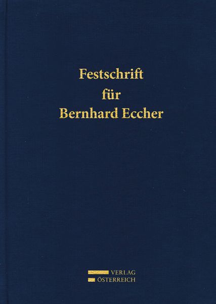 Produktbild: Festschrift f&uuml;r Bernhard Eccher