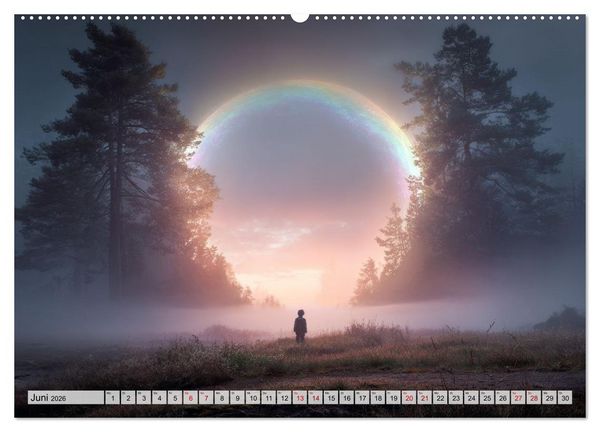 Produktbild: Im Licht der Fantasie (hochwertiger Premium Wandkalender 2026 DIN A2 quer), Kunstdruck in Hochglanz
