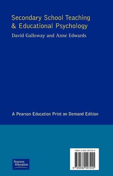 Produktbild: Secondary School Teaching and Educational Psychology