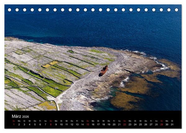 Produktbild: Irlands Westk&uuml;ste (Tischkalender 2026 DIN A5 quer), CALVENDO Monatskalender