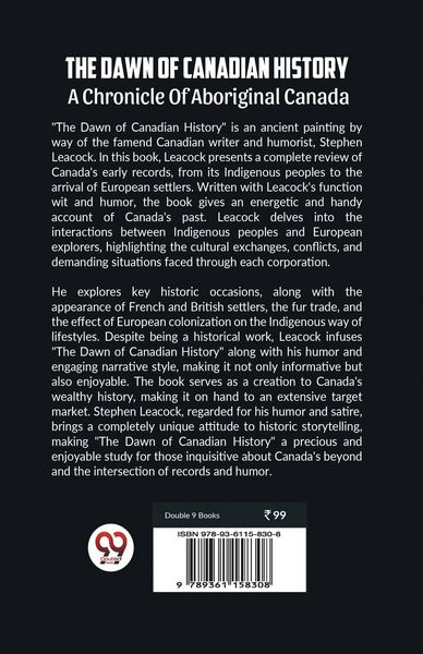Produktbild: The Dawn Of Canadian History A Chronicle Of Aboriginal Canada