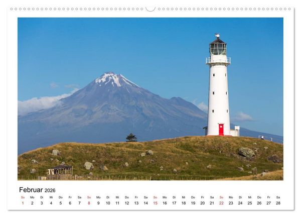 Produktbild: Neuseeland - ein Naturparadies (hochwertiger Premium Wandkalender 2026 DIN A2 quer), Kunstdruck in Hochglanz