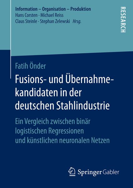 Produktbild: Fusions- und &Uuml;bernahmekandidaten in der deutschen Stahlindustrie