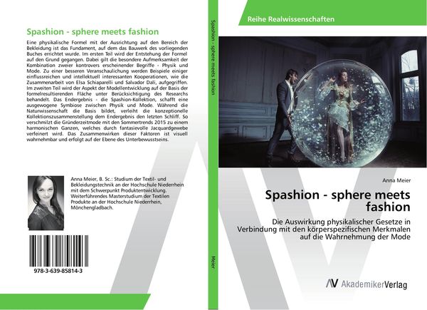 Spashion - sphere meets fashion, Taschenbuch von Anna Meier, AV Akademikerverlag, 9783639858143