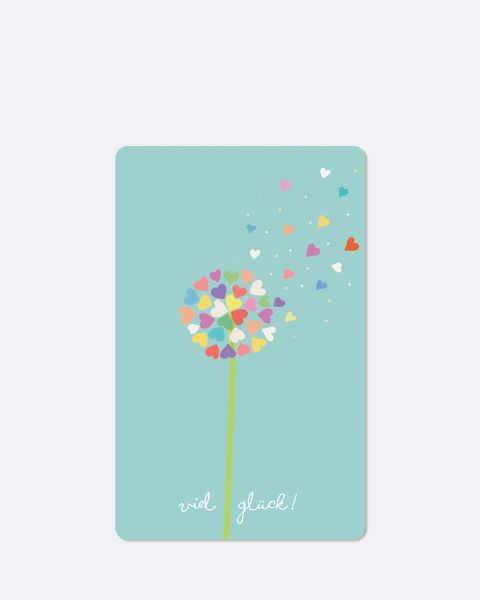 Produktbild: Lunacard Postkarte *Viel Gl&uuml;ck